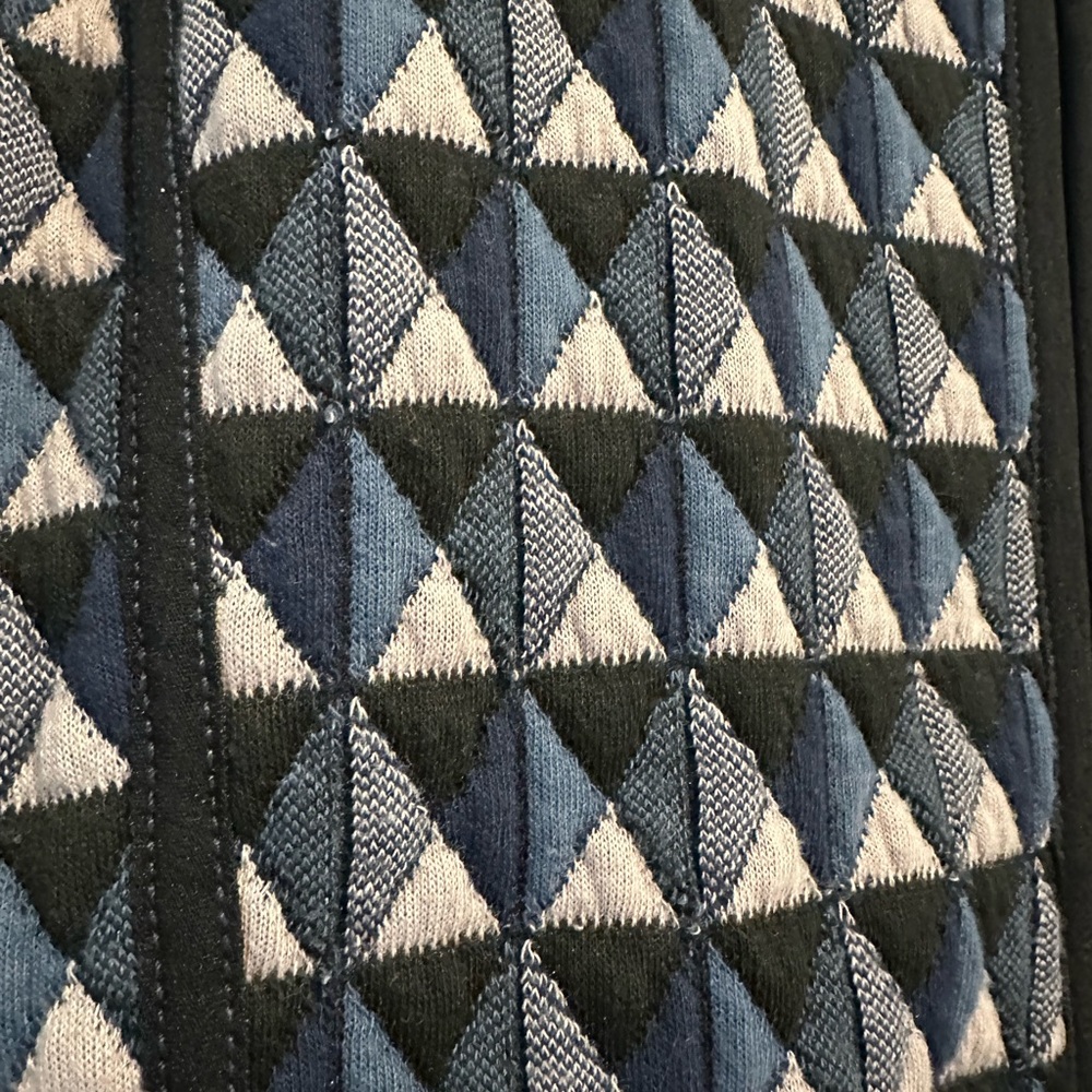 Geometric Patterned Bomber Jacket - image 2